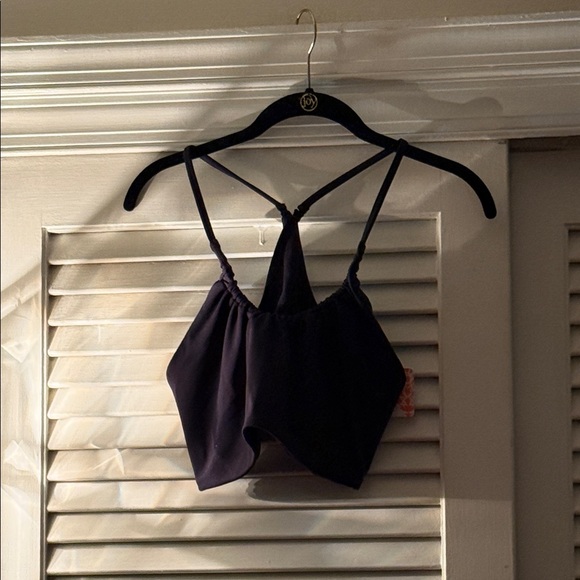NWT - Free People Movement Sophisticated Black Women's Bralette - Picture 1 of 5